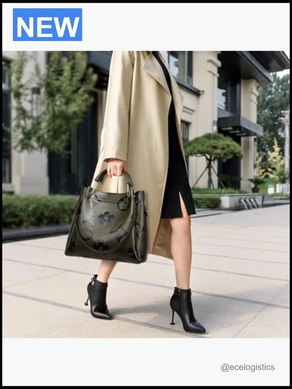 3-in-1 Vegan Leather Top Handle Handbag Set Large Shoulder Bag Tote